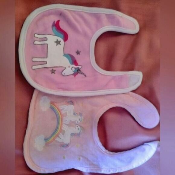 JUICY COUTURE BIBS BABY LOT SEVEN PUMA & more! 7 NEW & GENTLY USED Girls - Picture 11 of 14